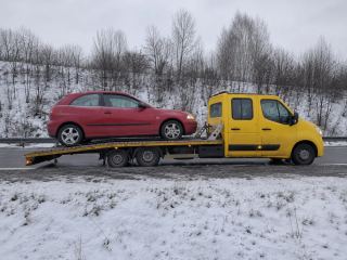 Laweta podczas opadów śniegu – Rumia
